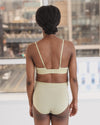 BASERANGE Bamboo Fiber and Cotton Wire-Free Wide-Brimmed Bra Collection Soft Underwear France BAS-BRTR-BL-AU25-PIER GREEN